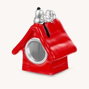 925 Sterling Silver Snoopy On Doghouse Classic Peanuts Charm Bracelet Minimalist